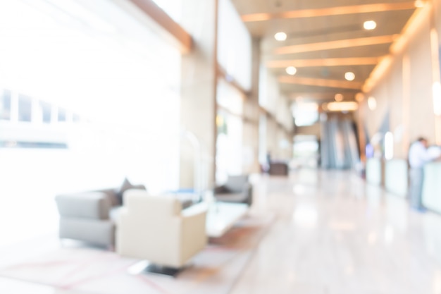 Free Photo abstract blur hotel interior