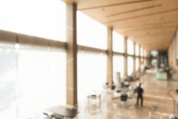 Free Photo abstract blur hotel interior