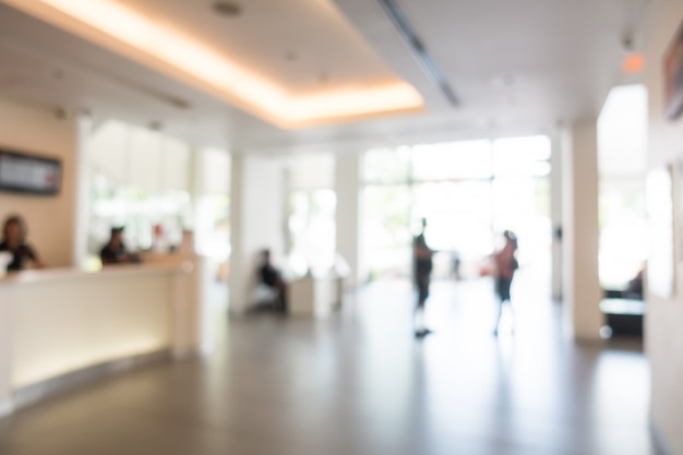Free Photo abstract blur hotel lobby