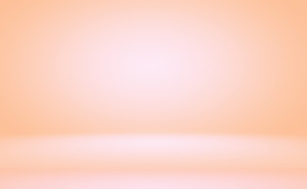 Абстрактное размытие пастельного красивого персикового розового цвета неба теплого тона фона для дизайна в качестве баннера, слайд-шоу или других.
