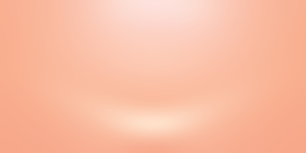Abstract blur of pastel beautiful peach pink color sky warm tone background for design as banner,slide show or others