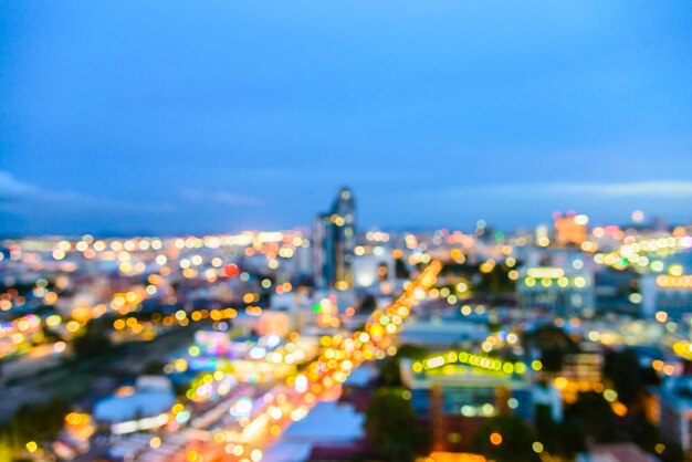 Abstract blur pattaya city