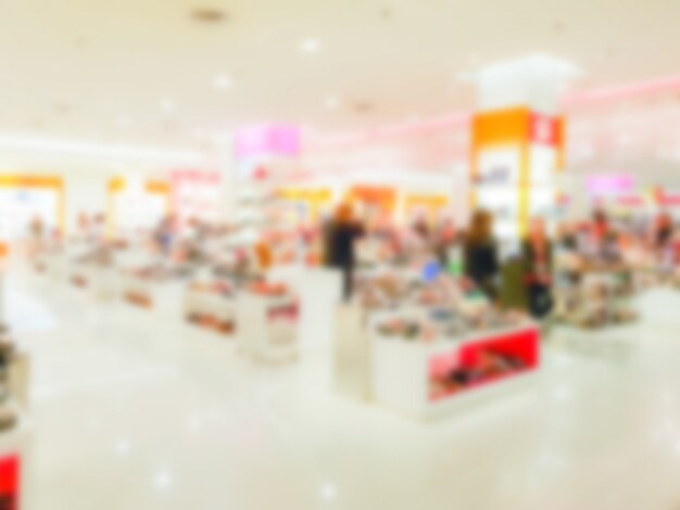 Free photo abstract blur people in shopping center .