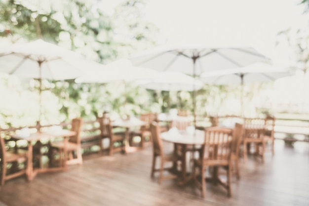Abstract blur restaurant