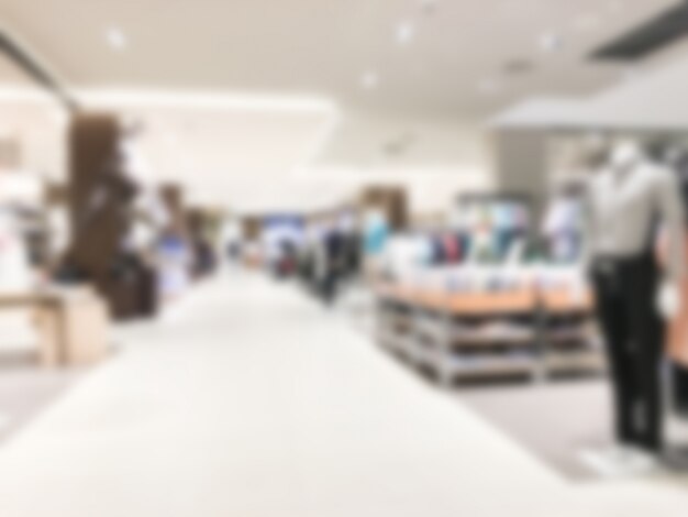 Free Photo abstract blur shopping mall interior