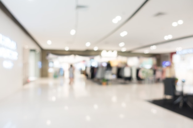 Free Photo abstract blur shopping mall and retail store