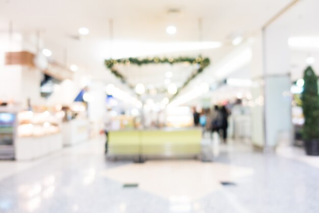 Abstract blur shopping mall