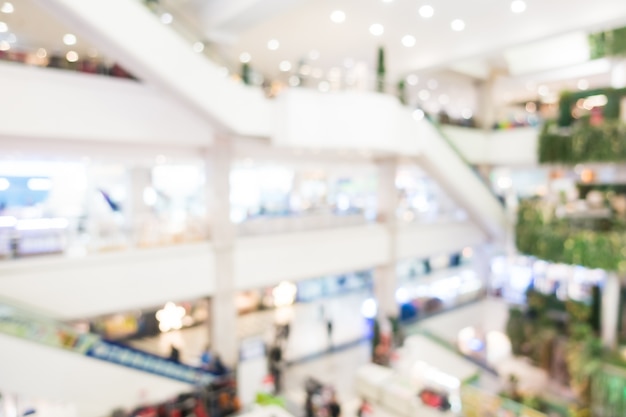 Abstract blur shopping mall