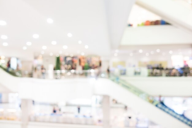 Abstract blur shopping mall