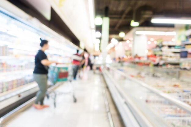 Abstract blur shopping mall