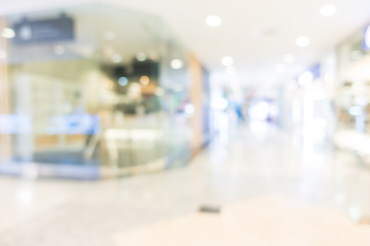 Free Photo abstract blur shopping mall