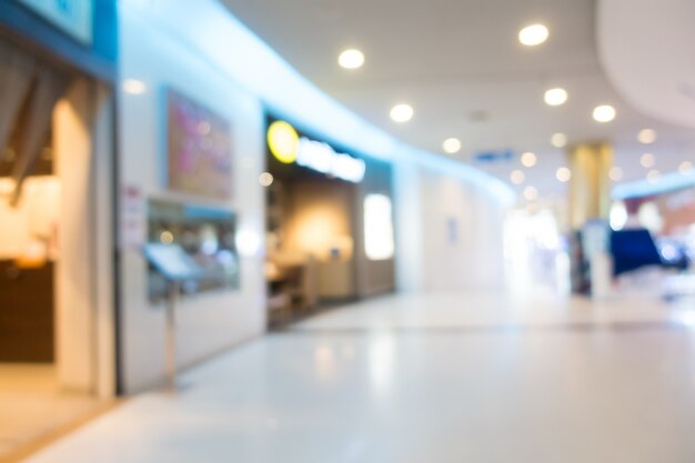 Abstract blur shopping mall