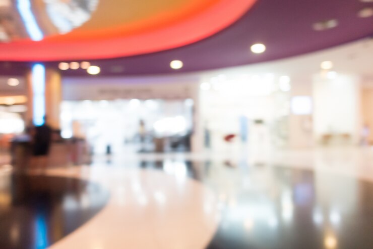 Free Photo abstract blur shopping mall