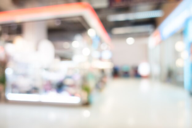 Abstract blur shopping mall