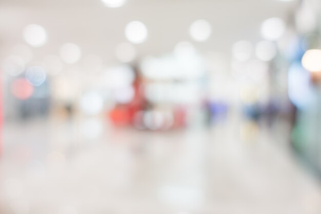 Abstract blur shopping mall