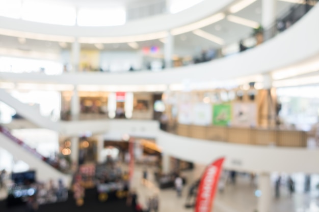 Foto gratuita centro commerciale sfocato astratto