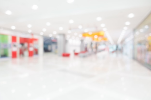 Free photo abstract blur shopping mall