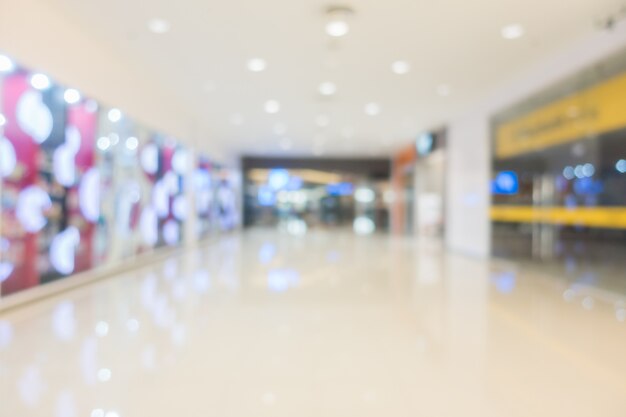 Abstract blur shopping mall