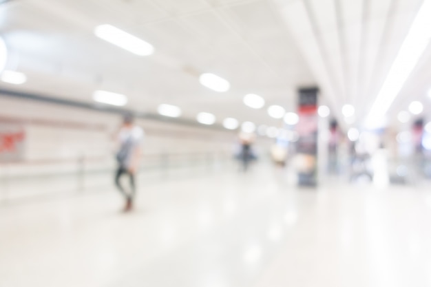Abstract blur subway station