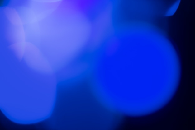 Abstract blurred background with blue lights