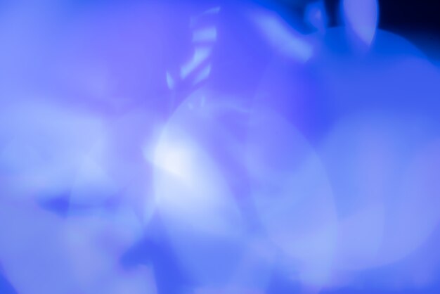 Abstract blurred background with blue lights