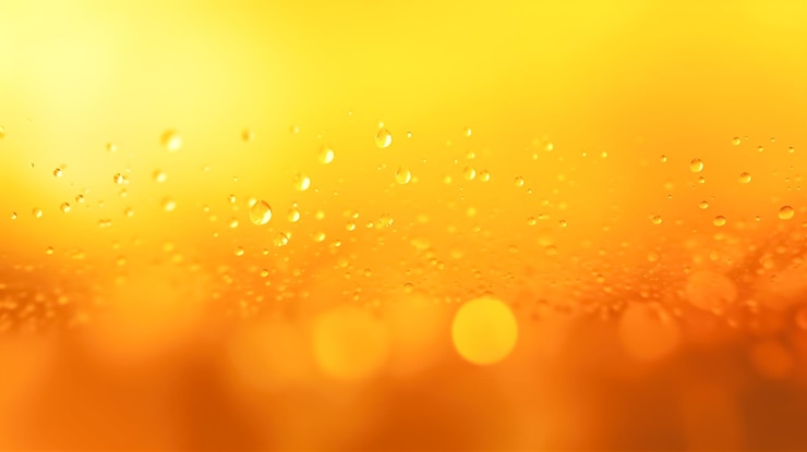Free Photo abstract blurry smooth yellow background generative ai