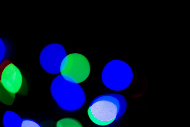 Abstract bokeh background with colorful lights