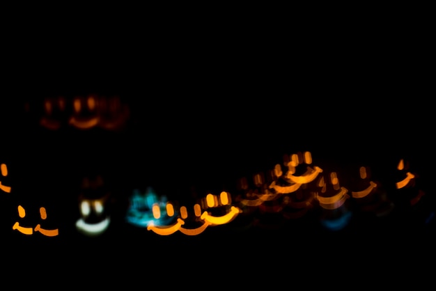 Free photo abstract bokeh background with colorful lights