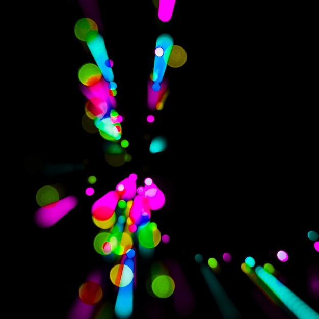 Abstract bokeh background with colorful lights