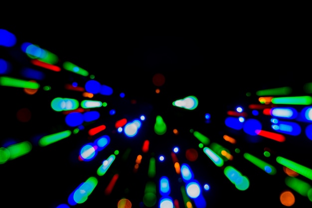 Free photo abstract bokeh background with colorful lights