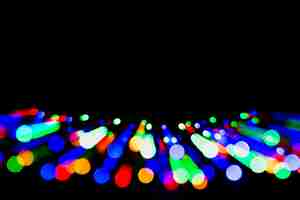 Free photo abstract bokeh background with colorful lights