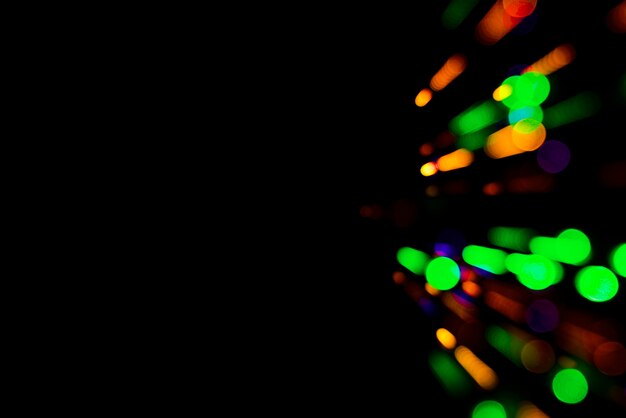 Abstract bokeh background with colorful lights