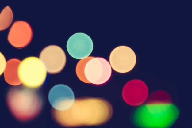 Abstract bokeh light