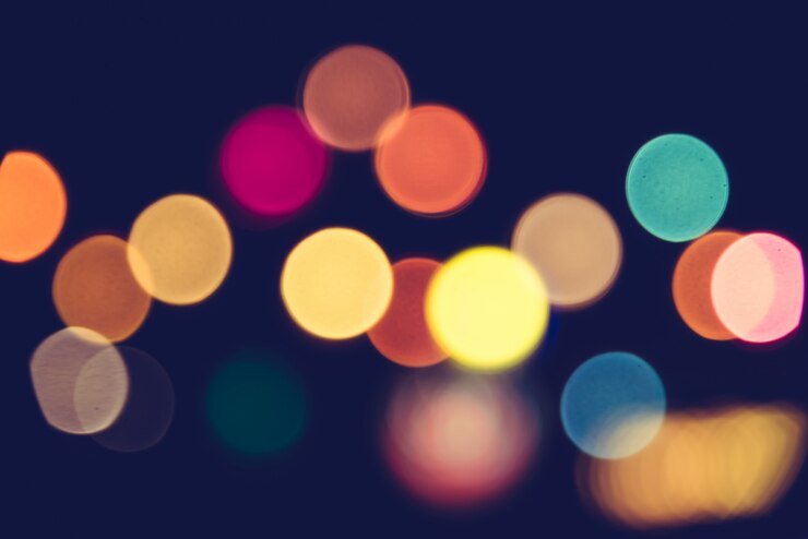 Free Photo abstract bokeh light