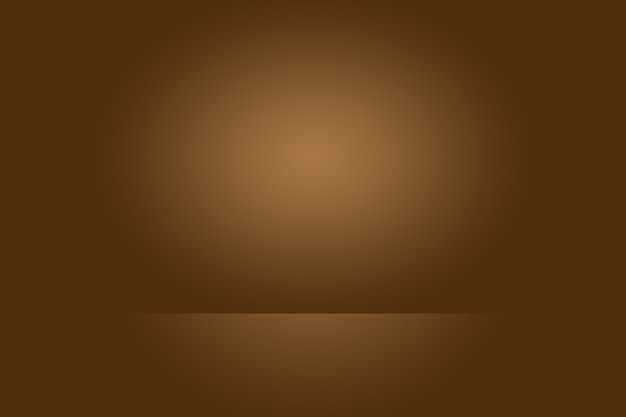 Абстрактный коричневый градиент хорошо используется в качестве фона для отображения продукта.
