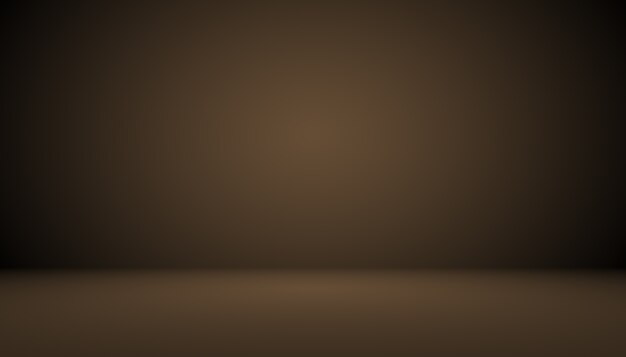 Abstract brown gradient well used as background for product display