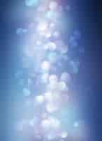 Бесплатное фото Абстрактный рождественский фон огней боке
