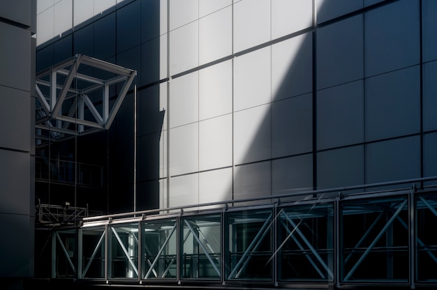 Free photo abstract city building shadows