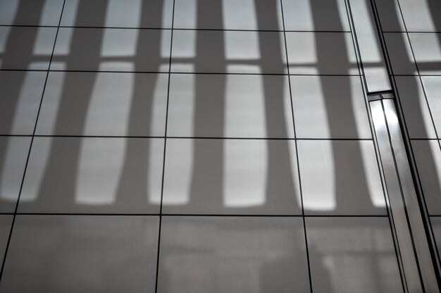 Abstract city building shadows