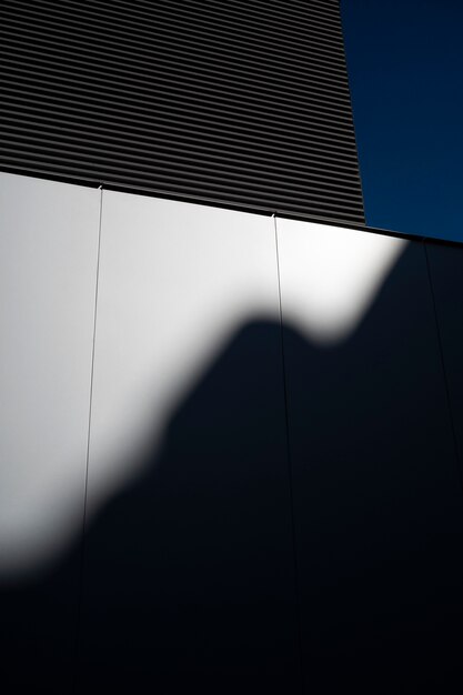 Abstract city building shadows