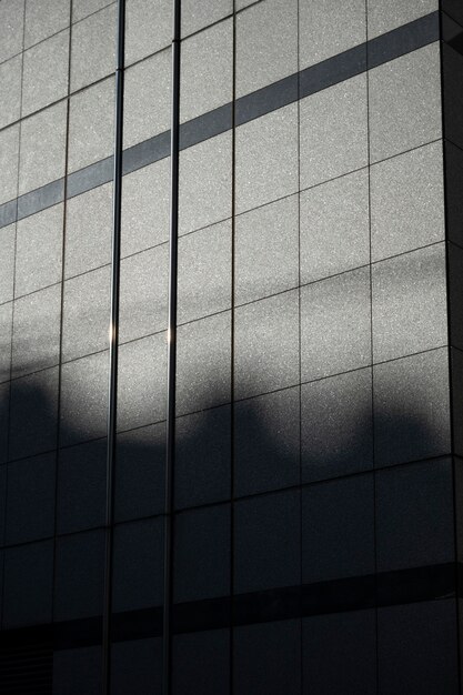 Abstract city building shadows