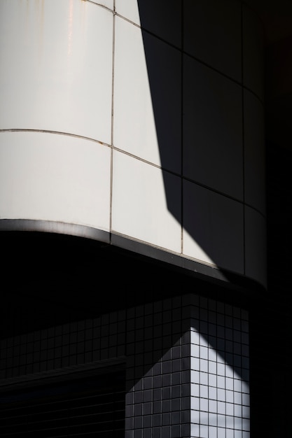 Abstract city building shadows