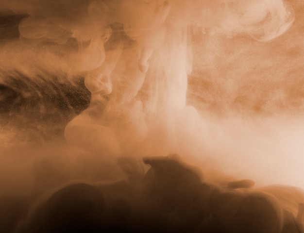 Abstract cloud between beige smoke