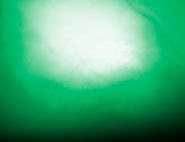 Abstract cloud of green haze