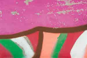 Free photo abstract colorful mural graffiti wallpaper