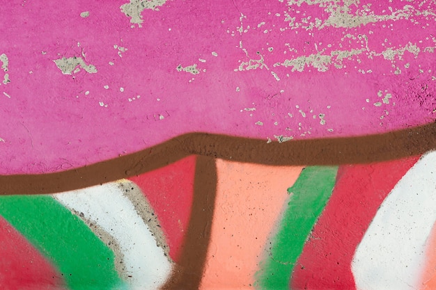 Carta da parati murale con graffiti colorati astratti