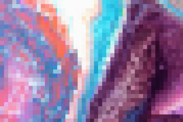 Abstract and colorful pixel background