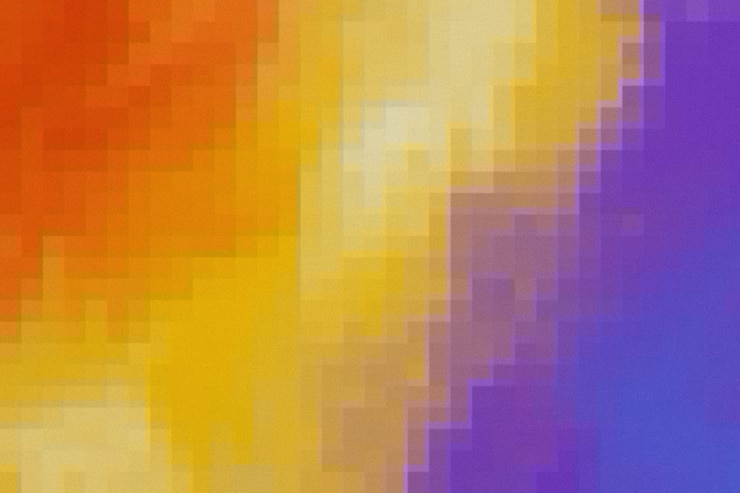 मुफ़्त फोटो abstract and colorful pixel background