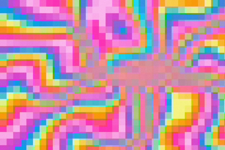 मुफ़्त फोटो abstract and colorful pixel background