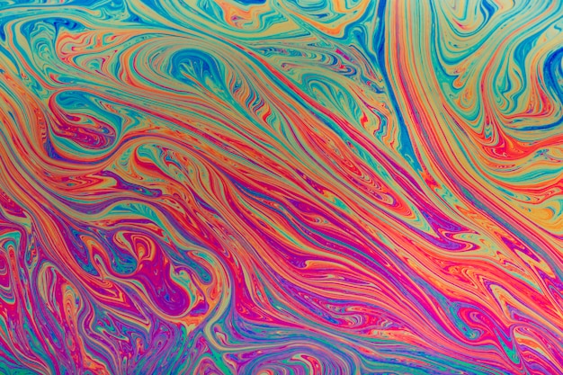 Abstract colorful soap bubble background